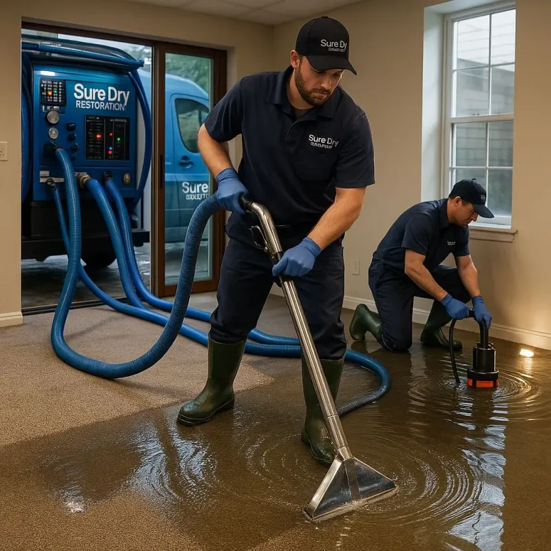 Water Extraction and Removal process in Hillsboro, TX